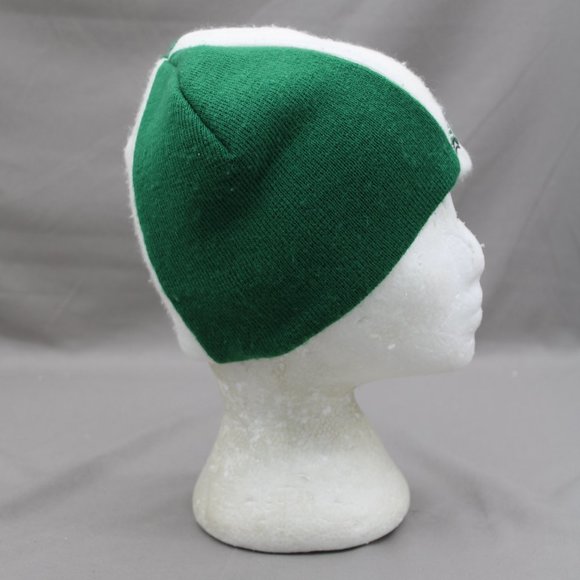 Saskatchewan Roughriders Beanie - 3 Striper with Logo - Adult Stretch Fit - Picture 6 of 8